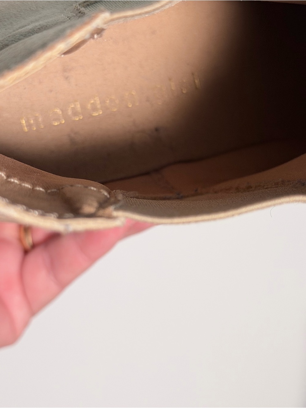 Madden Girl Taupe Chunky Chelsea Booties - Picture 8 of 9